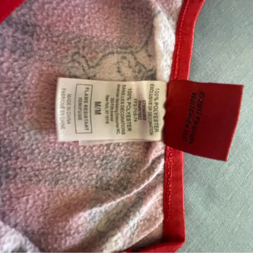 Peanuts Red and Pink Cozy Nightgown girls m